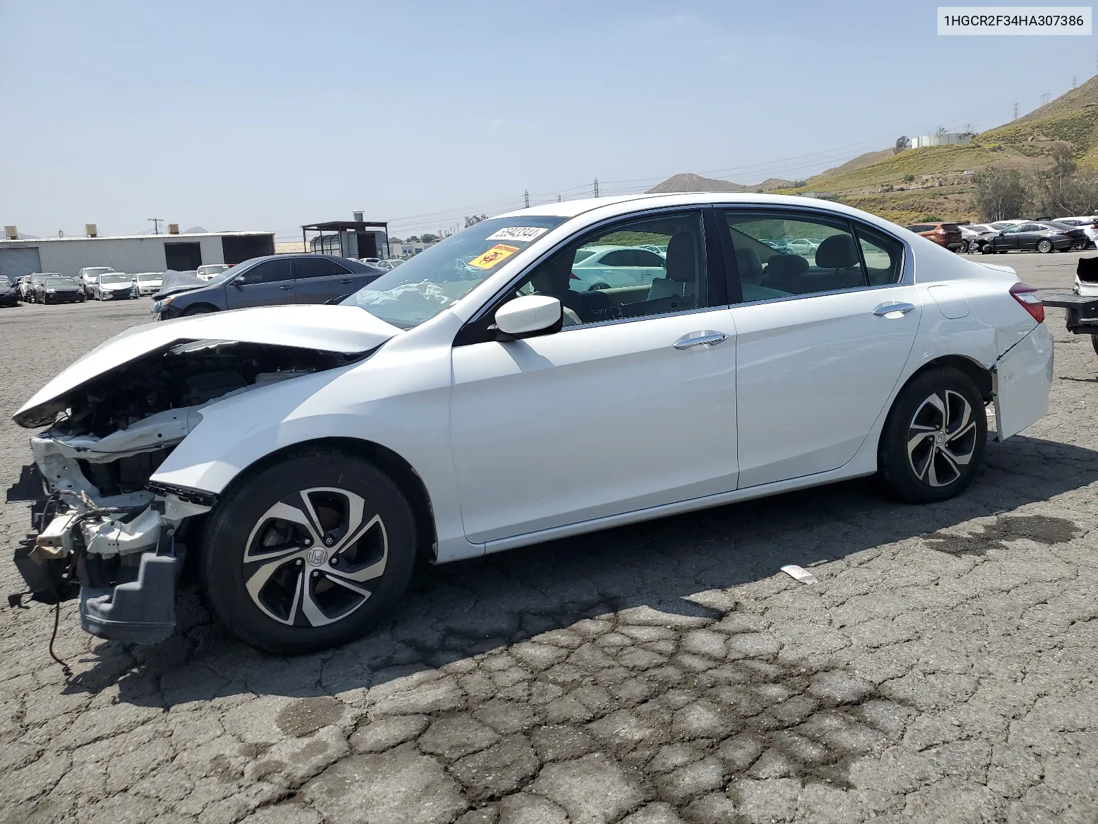 1HGCR2F34HA307386 2017 Honda Accord Lx