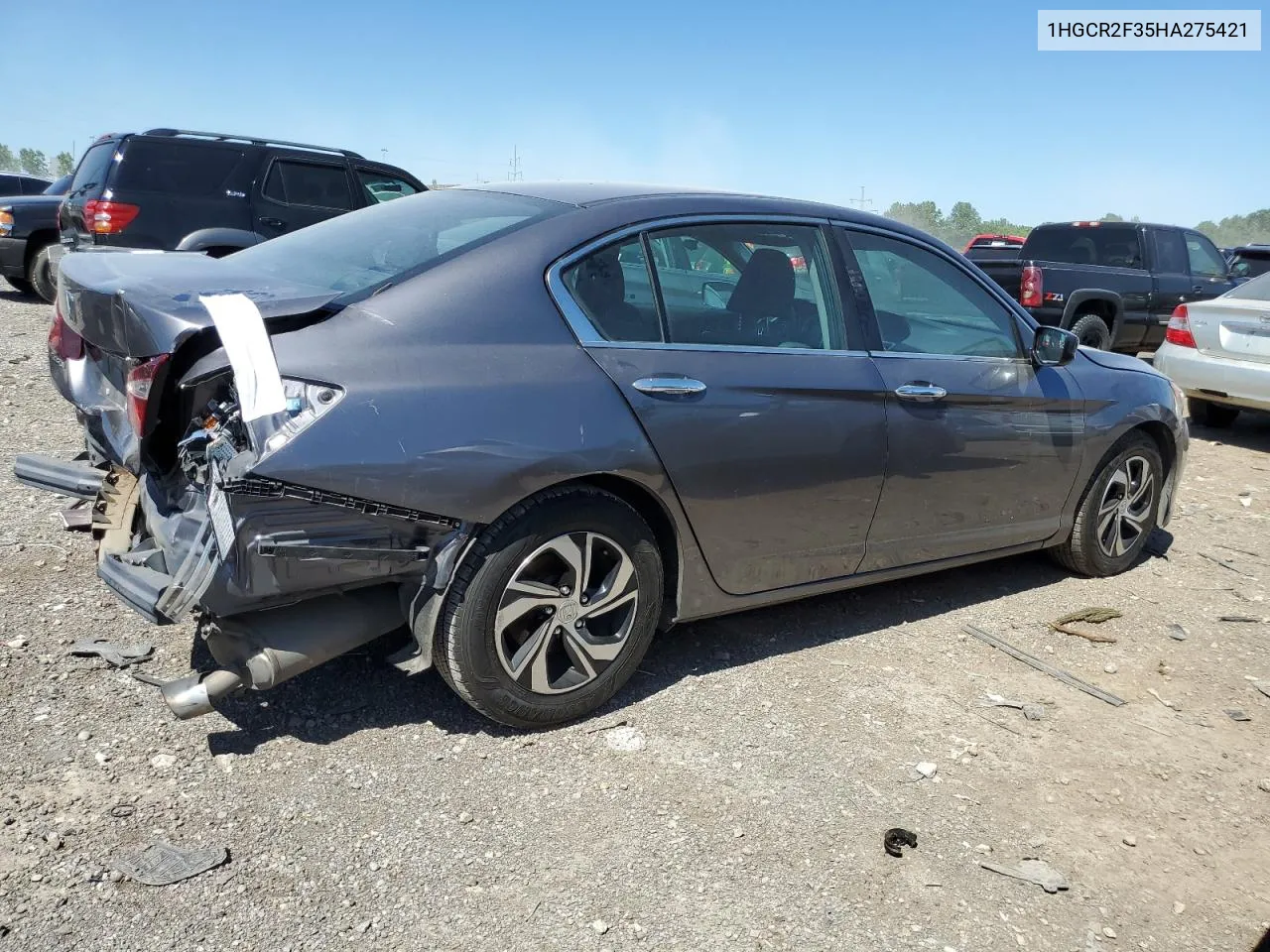 2017 Honda Accord Lx VIN: 1HGCR2F35HA275421 Lot: 57206854