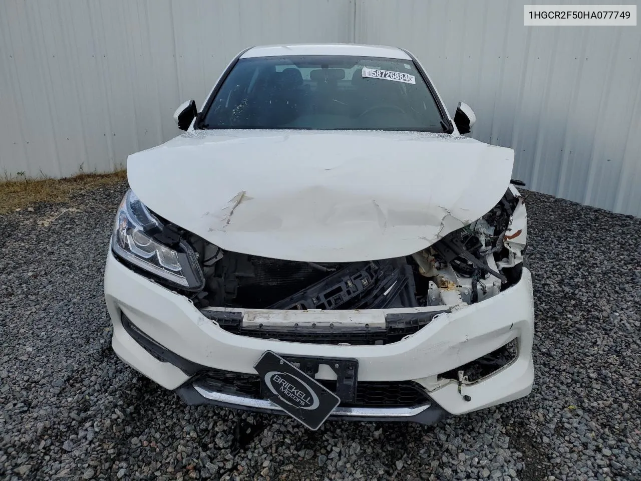 1HGCR2F50HA077749 2017 Honda Accord Sport