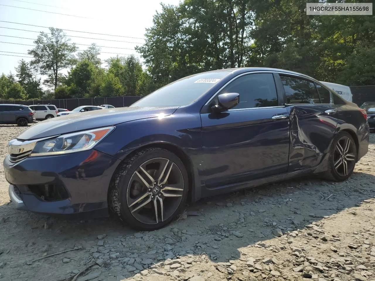 2017 Honda Accord Sport VIN: 1HGCR2F55HA155698 Lot: 65703324