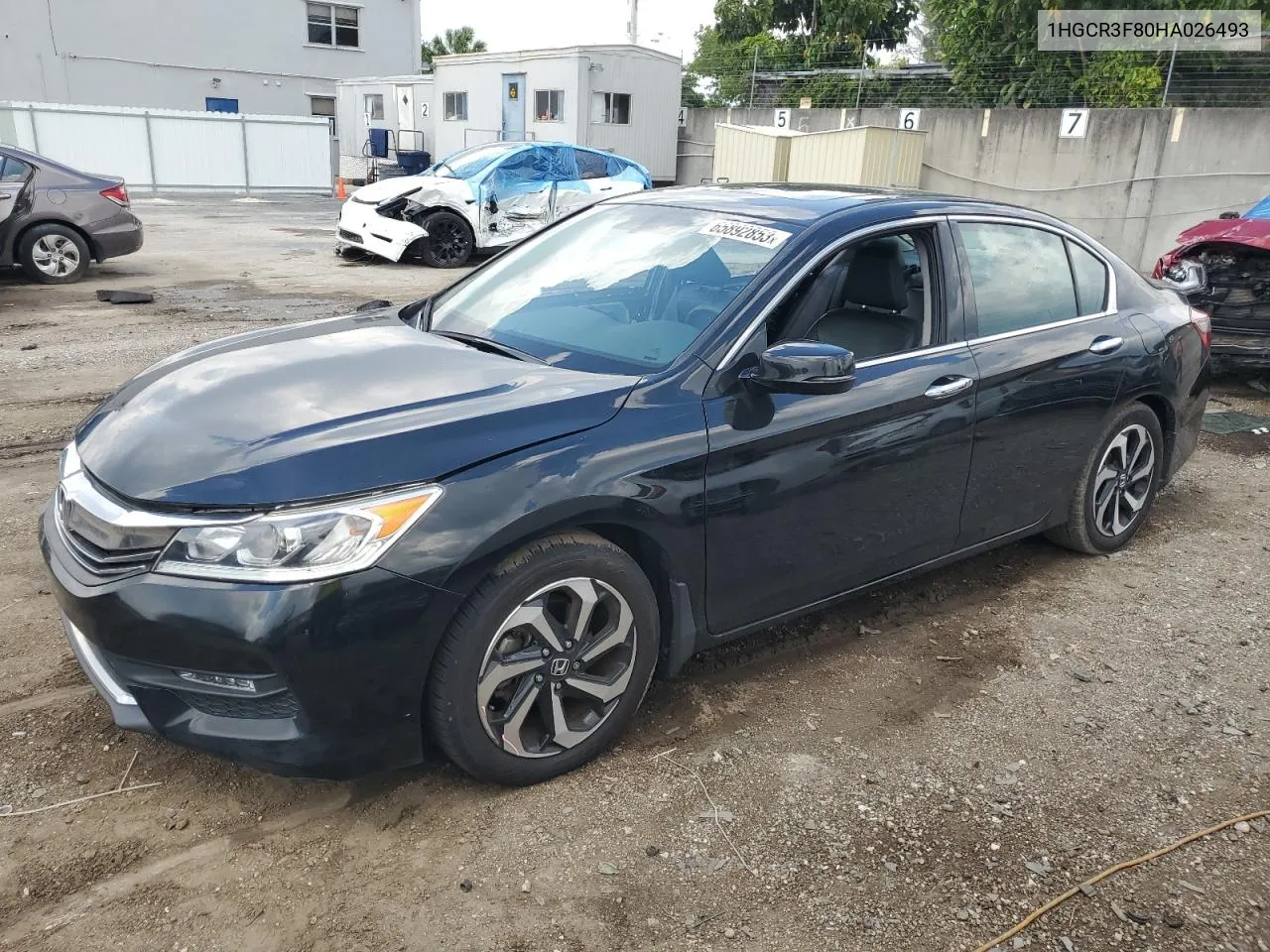 1HGCR3F80HA026493 2017 Honda Accord Exl