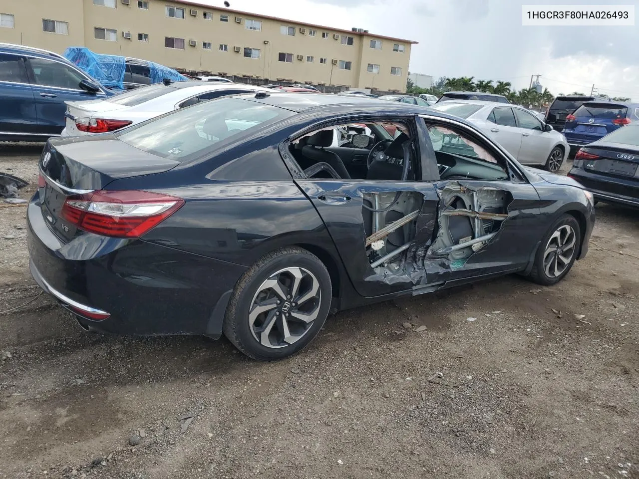 1HGCR3F80HA026493 2017 Honda Accord Exl