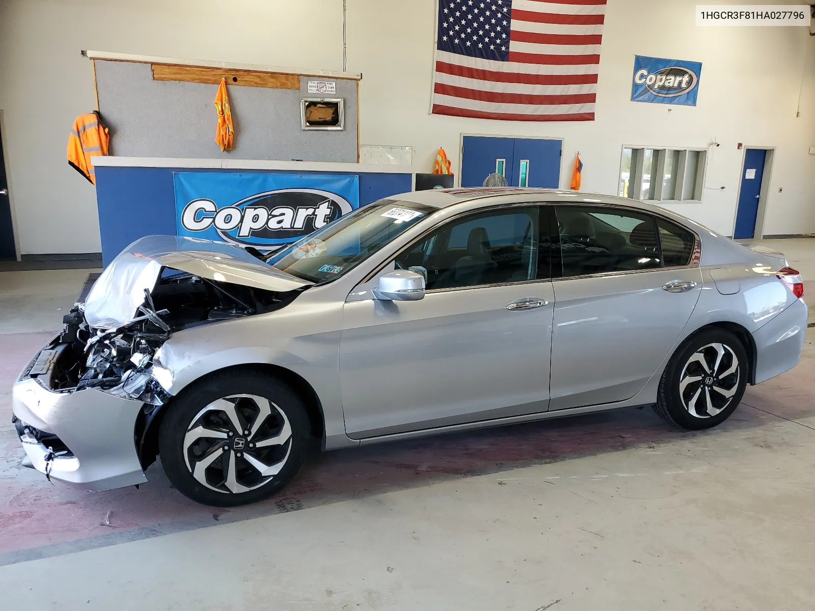 2017 Honda Accord Exl VIN: 1HGCR3F81HA027796 Lot: 66374104