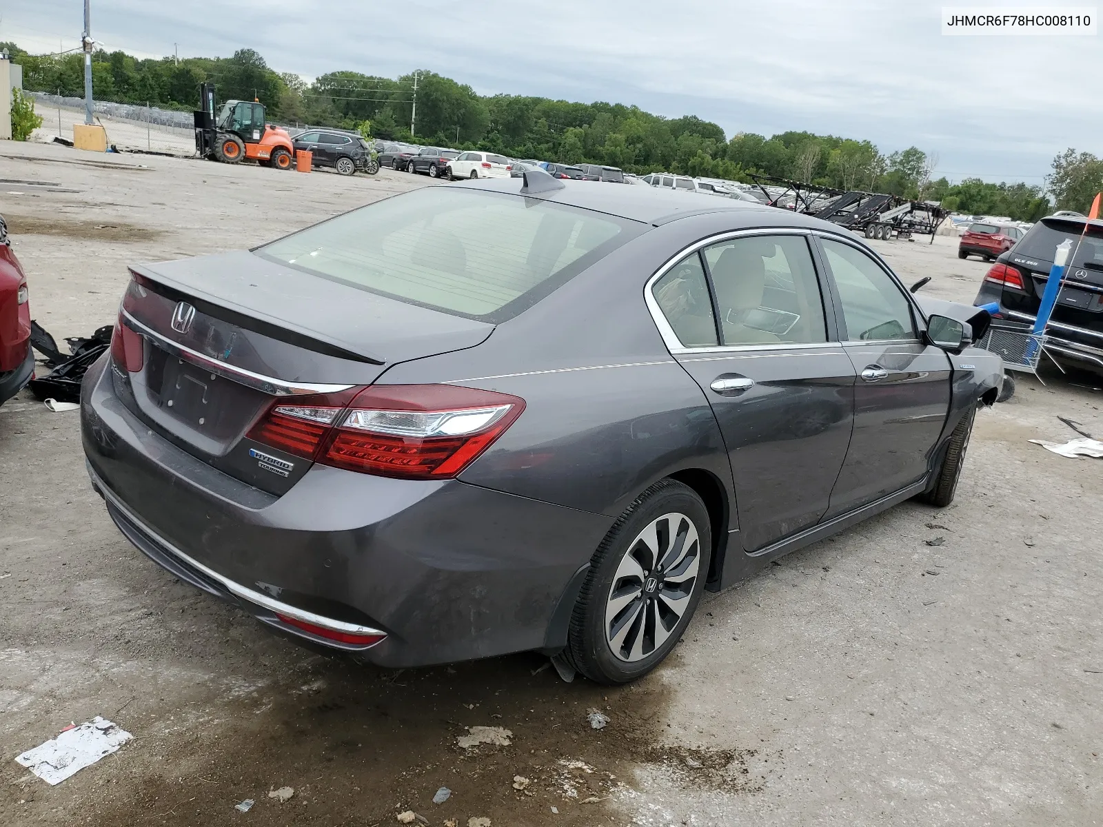 2017 Honda Accord Touring Hybrid VIN: JHMCR6F78HC008110 Lot: 66996624