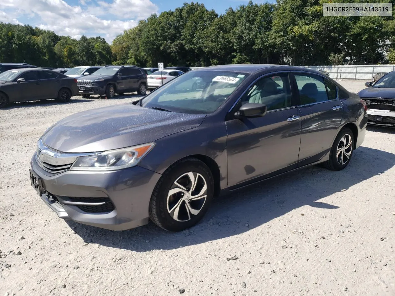 2017 Honda Accord Lx VIN: 1HGCR2F39HA143519 Lot: 69656564