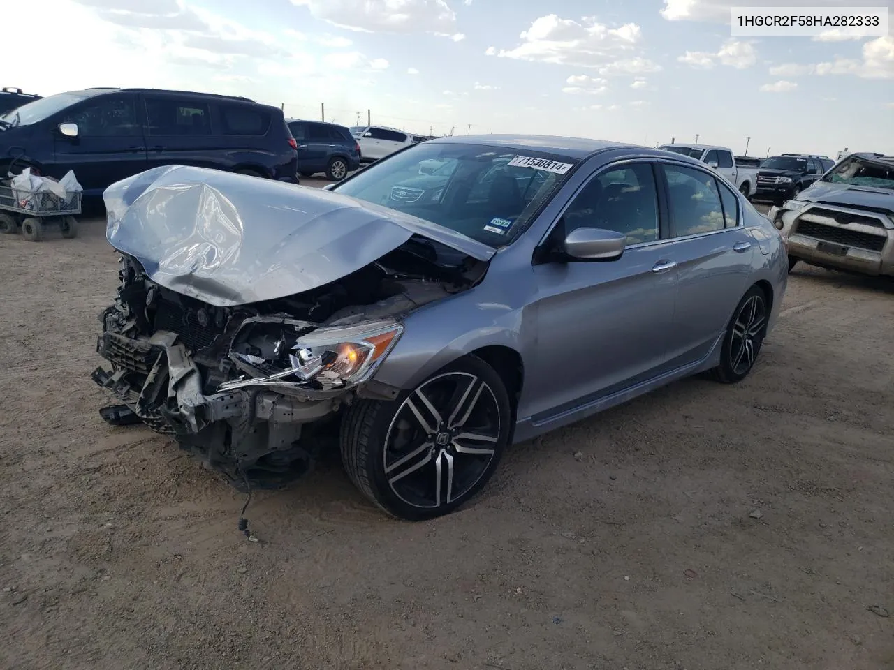 1HGCR2F58HA282333 2017 Honda Accord Sport