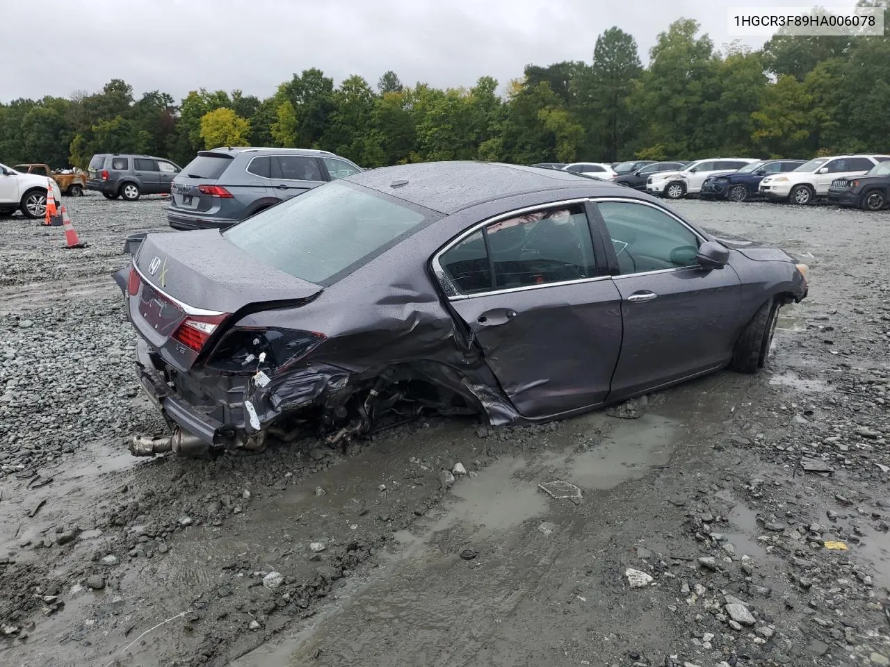 2017 Honda Accord Exl VIN: 1HGCR3F89HA006078 Lot: 71593814