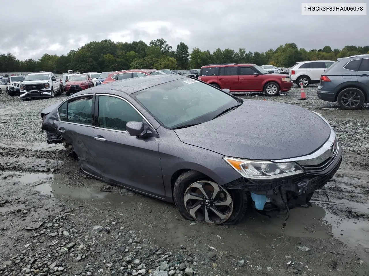 2017 Honda Accord Exl VIN: 1HGCR3F89HA006078 Lot: 71593814