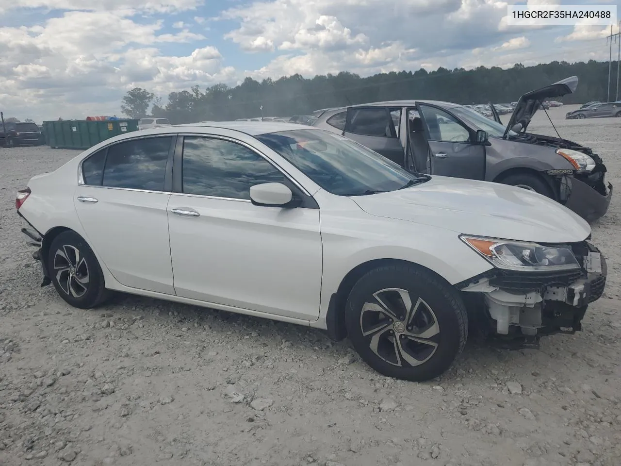 2017 Honda Accord Lx VIN: 1HGCR2F35HA240488 Lot: 72001004