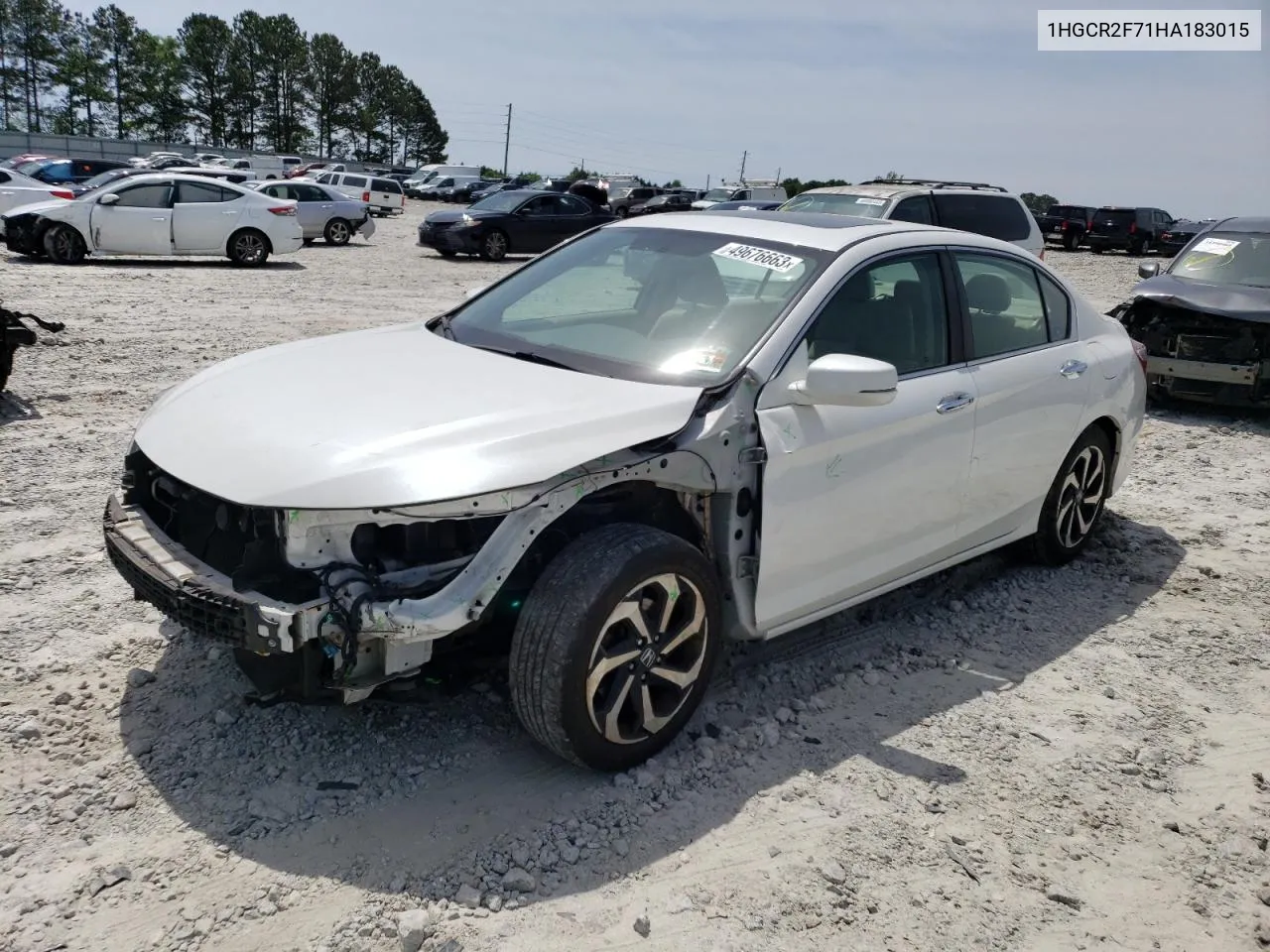 1HGCR2F71HA183015 2017 Honda Accord Ex