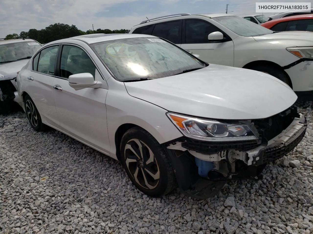 2017 Honda Accord Ex VIN: 1HGCR2F71HA183015 Lot: 72229144