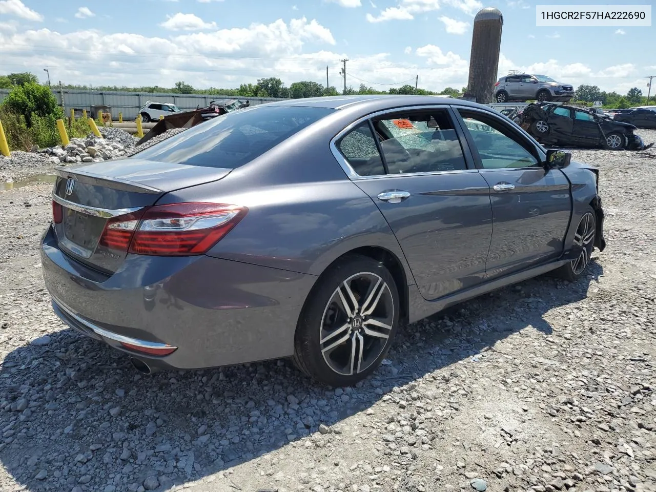 2017 Honda Accord Sport VIN: 1HGCR2F57HA222690 Lot: 73353894