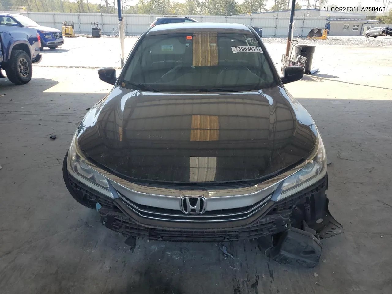 1HGCR2F31HA258468 2017 Honda Accord Lx