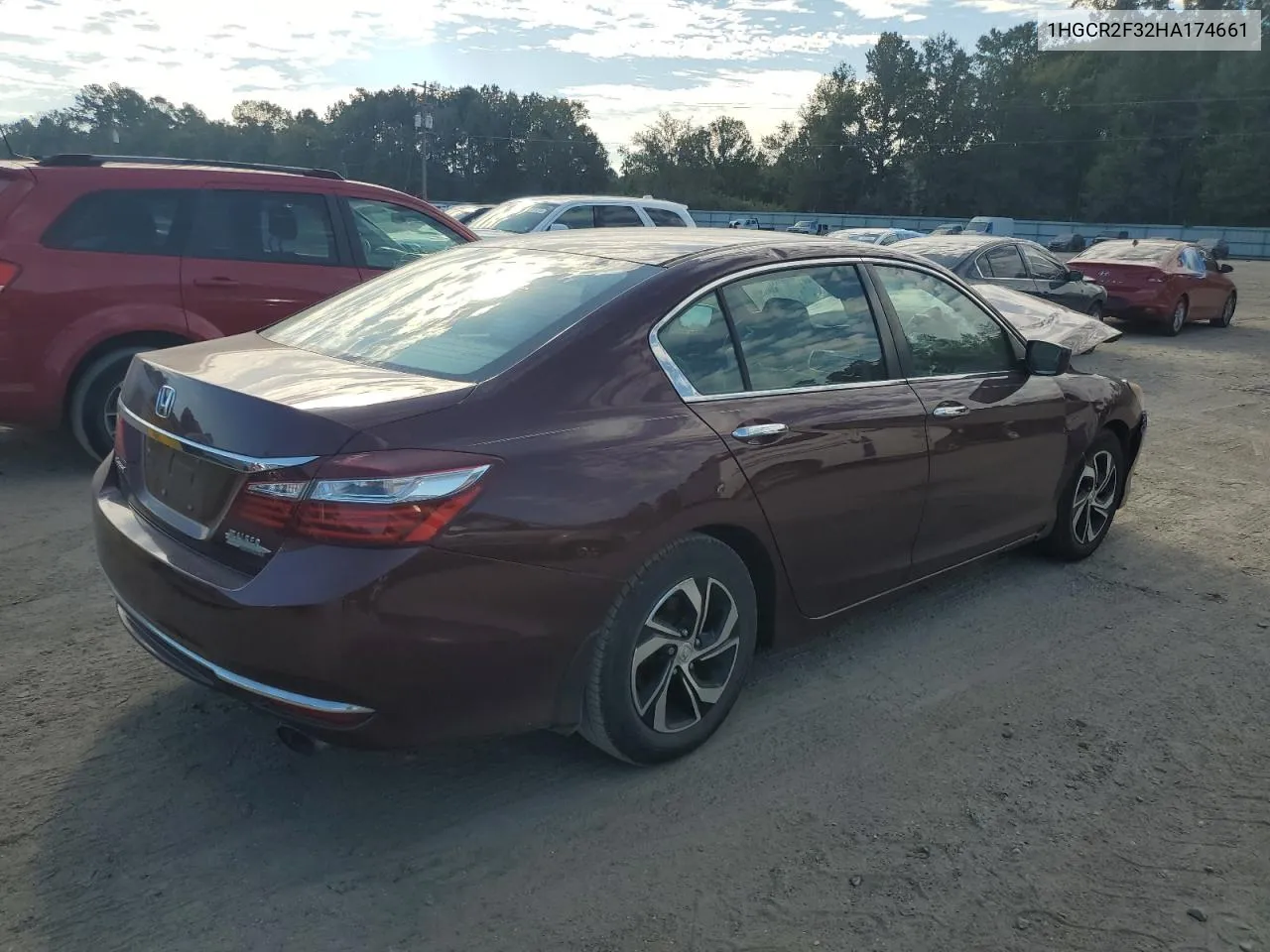 2017 Honda Accord Lx VIN: 1HGCR2F32HA174661 Lot: 74069394