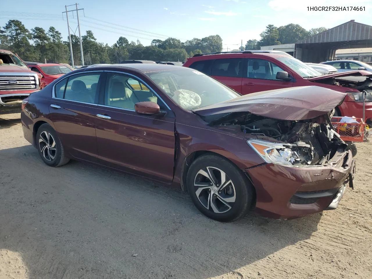 1HGCR2F32HA174661 2017 Honda Accord Lx