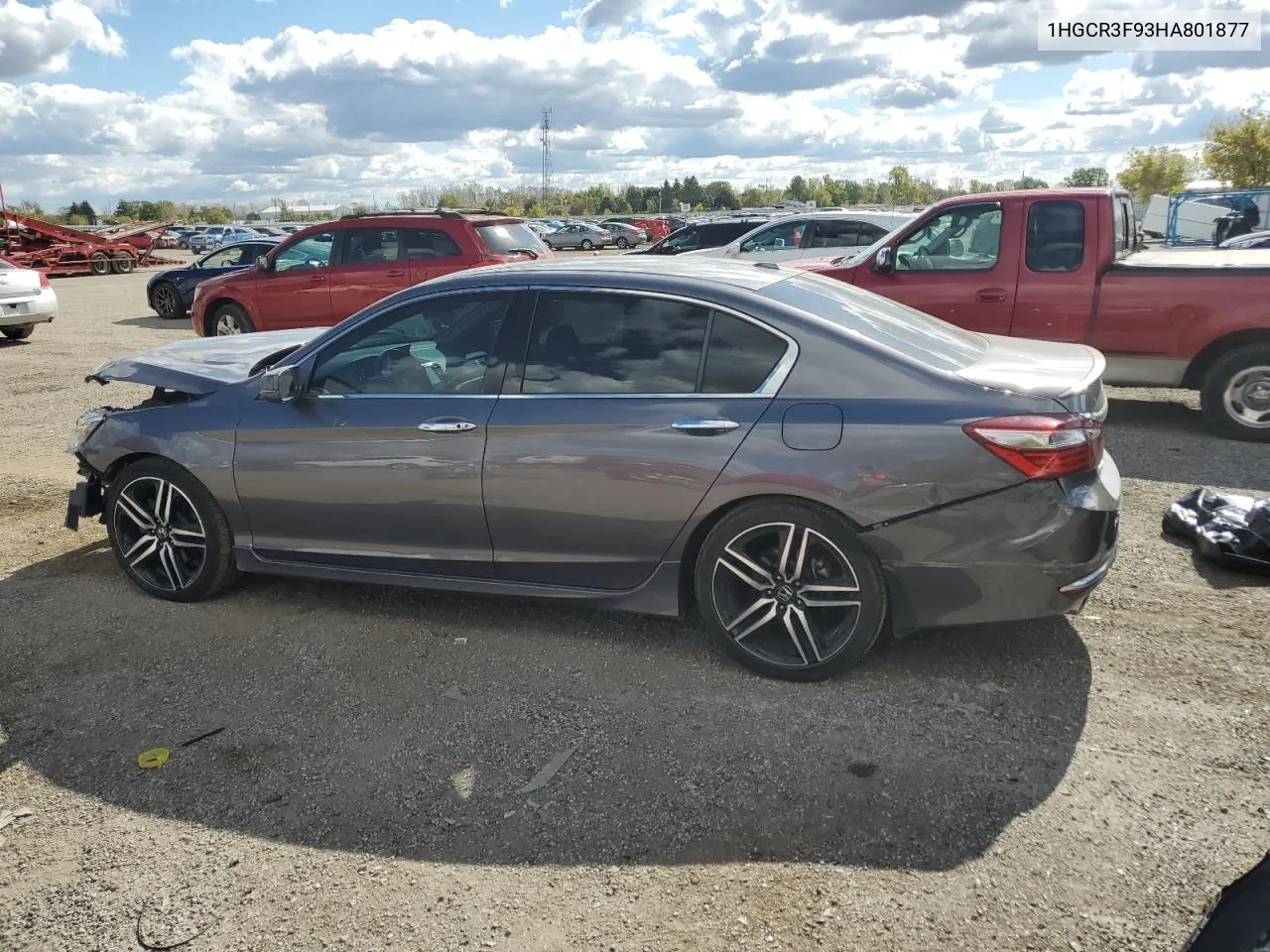 2017 Honda Accord Touring VIN: 1HGCR3F93HA801877 Lot: 74070134