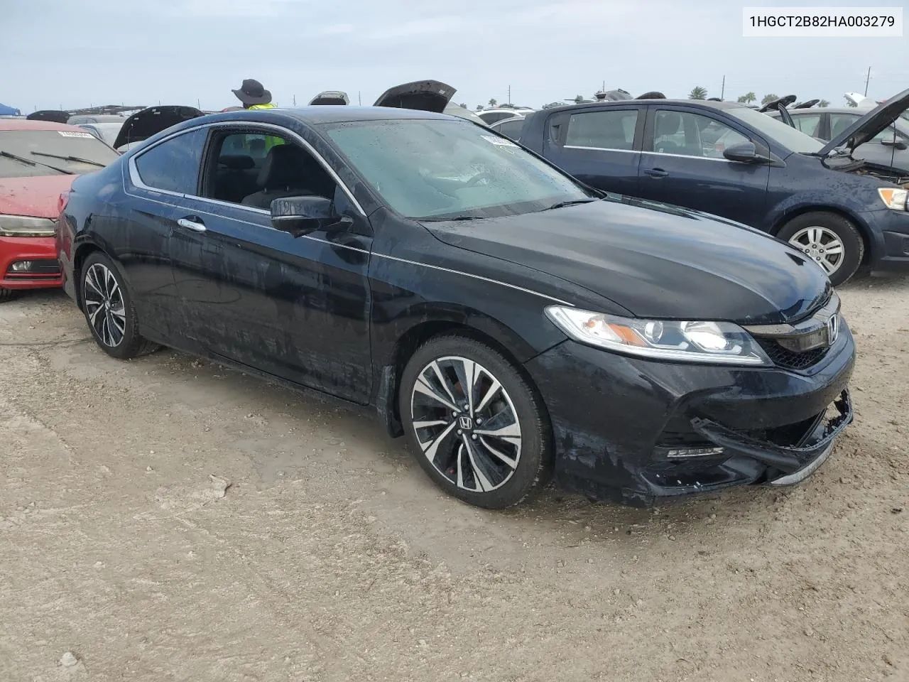 2017 Honda Accord Exl VIN: 1HGCT2B82HA003279 Lot: 74392704