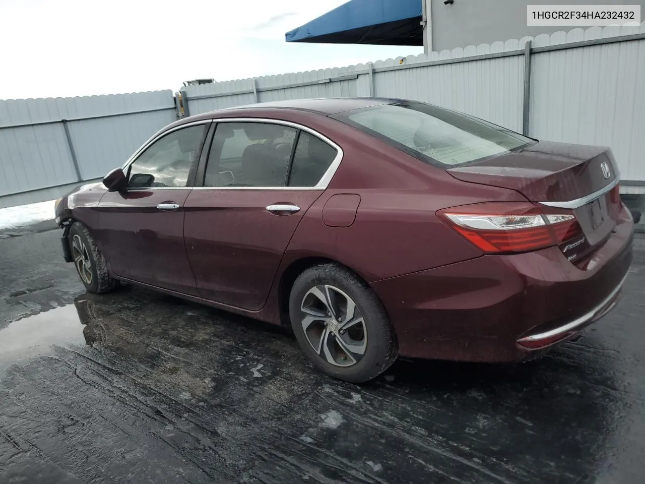 2017 Honda Accord Lx VIN: 1HGCR2F34HA232432 Lot: 74439954