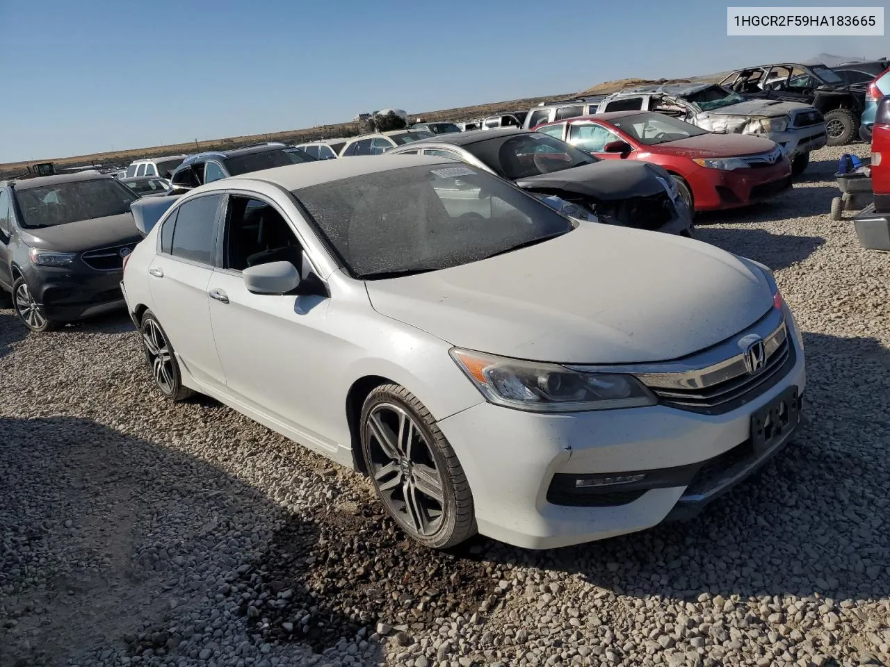 1HGCR2F59HA183665 2017 Honda Accord Sport