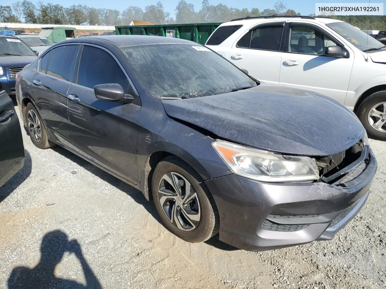 2017 Honda Accord Lx VIN: 1HGCR2F3XHA192261 Lot: 74677854