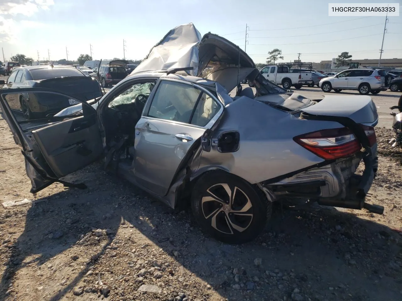 2017 Honda Accord Lx VIN: 1HGCR2F30HA063333 Lot: 74779184