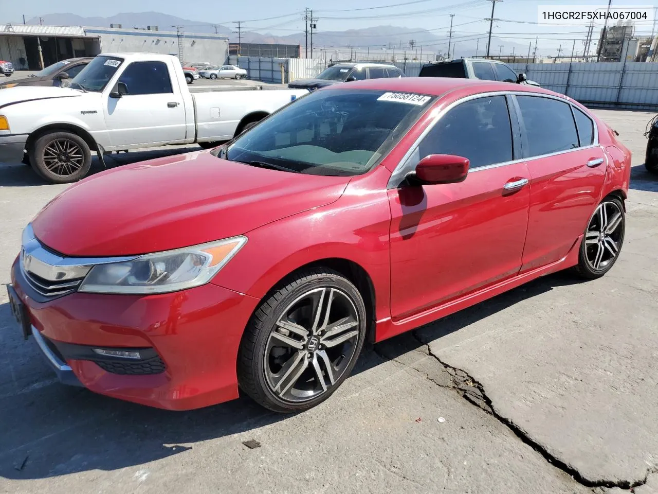 1HGCR2F5XHA067004 2017 Honda Accord Sport