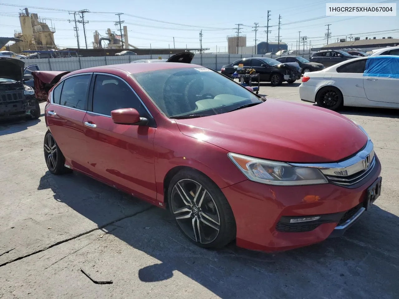 2017 Honda Accord Sport VIN: 1HGCR2F5XHA067004 Lot: 75058124