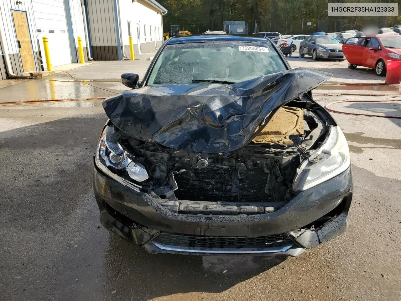 2017 Honda Accord Lx VIN: 1HGCR2F35HA123333 Lot: 75205634