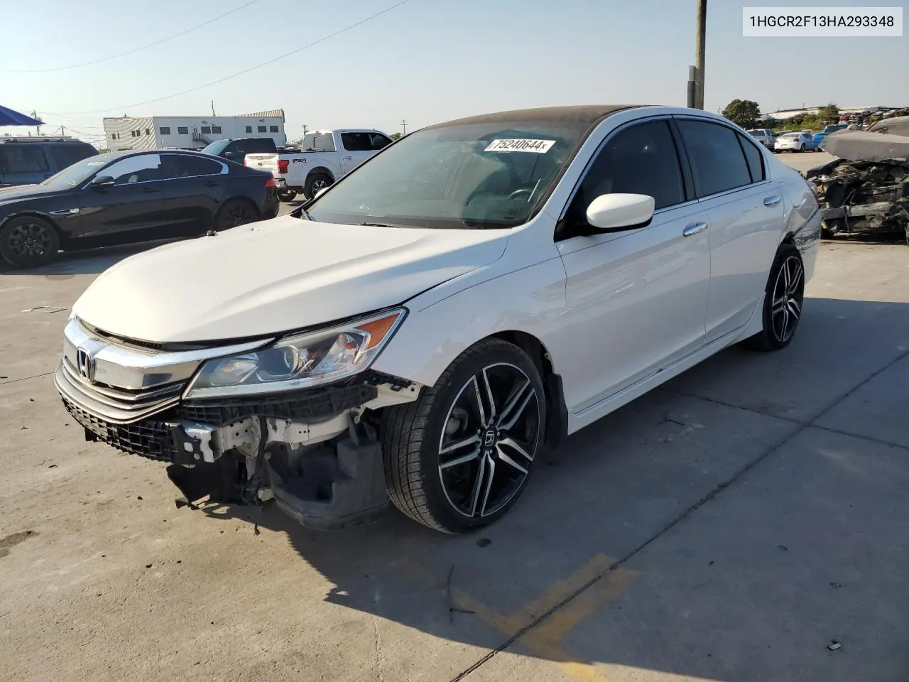 1HGCR2F13HA293348 2017 Honda Accord Sport Special Edition