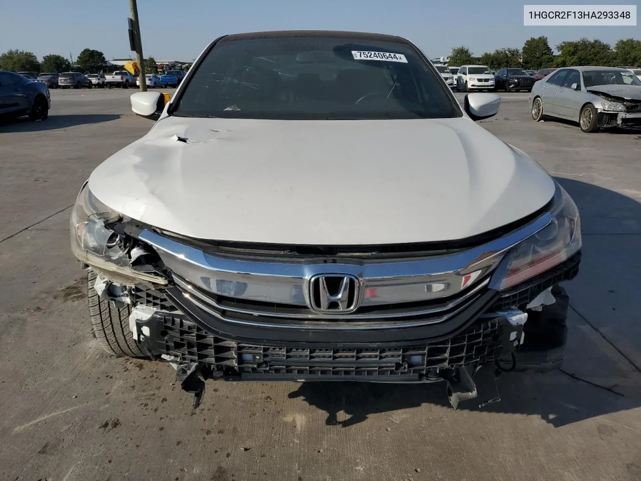 2017 Honda Accord Sport Special Edition VIN: 1HGCR2F13HA293348 Lot: 75240644