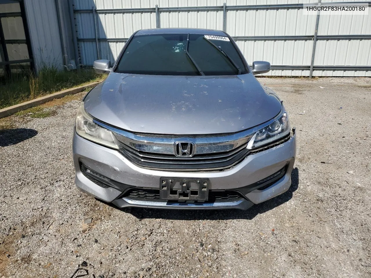 1HGCR2F83HA200180 2017 Honda Accord Exl