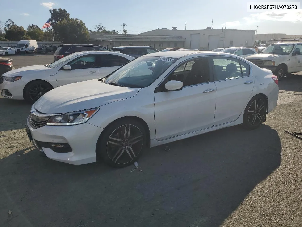 2017 Honda Accord Sport VIN: 1HGCR2F57HA070278 Lot: 75952274