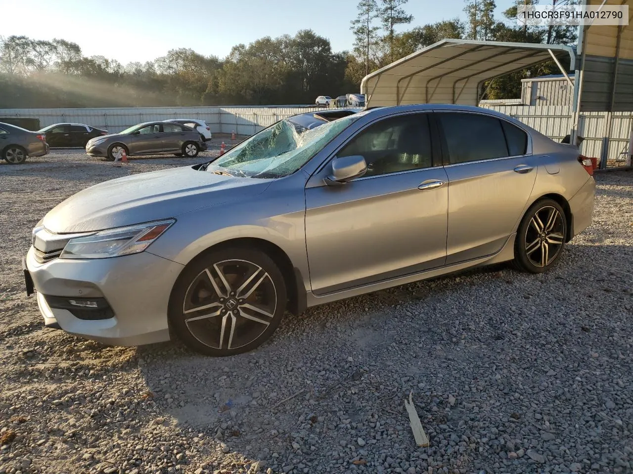 2017 Honda Accord Touring VIN: 1HGCR3F91HA012790 Lot: 75987174