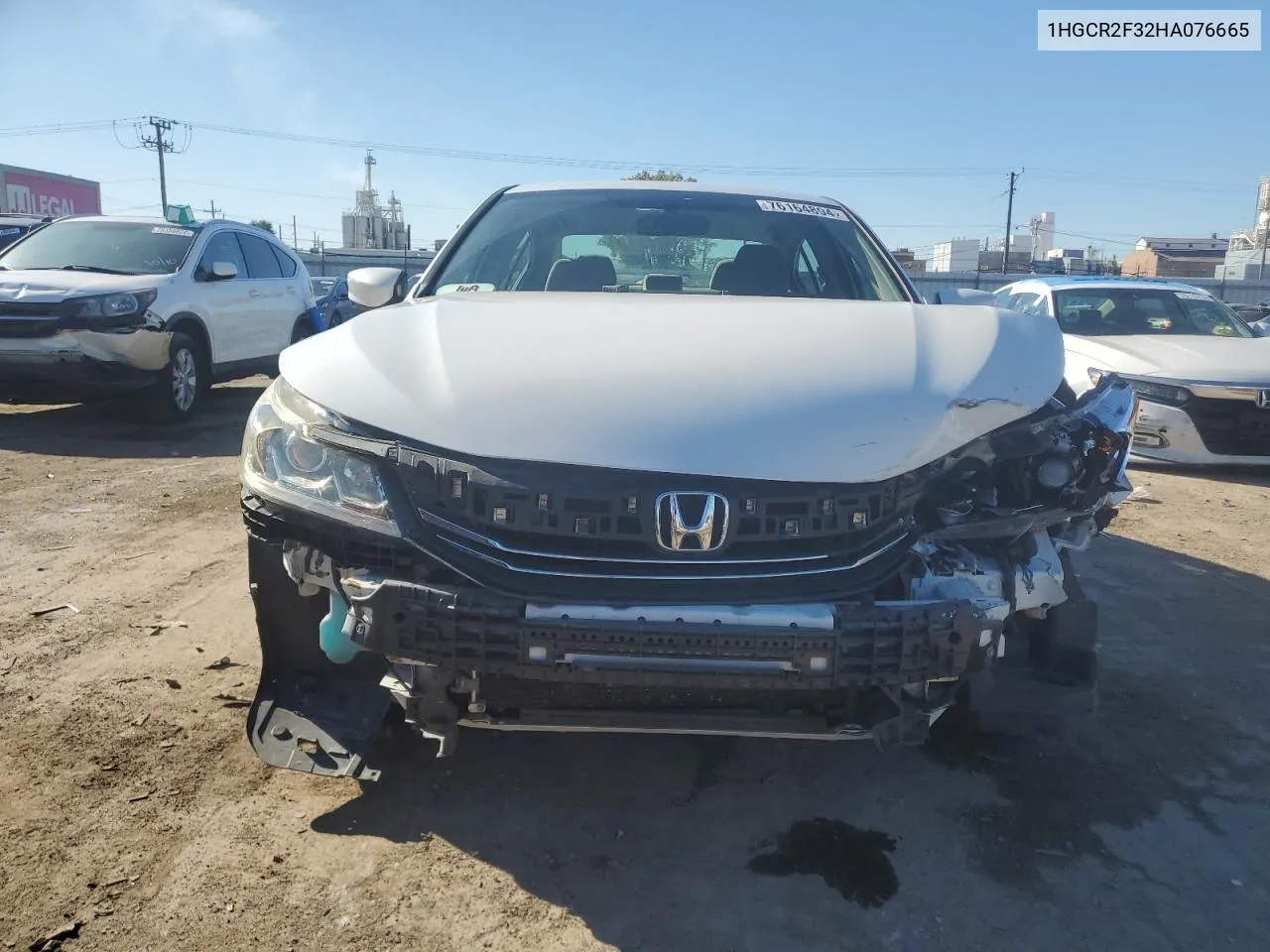 2017 Honda Accord Lx VIN: 1HGCR2F32HA076665 Lot: 76164894