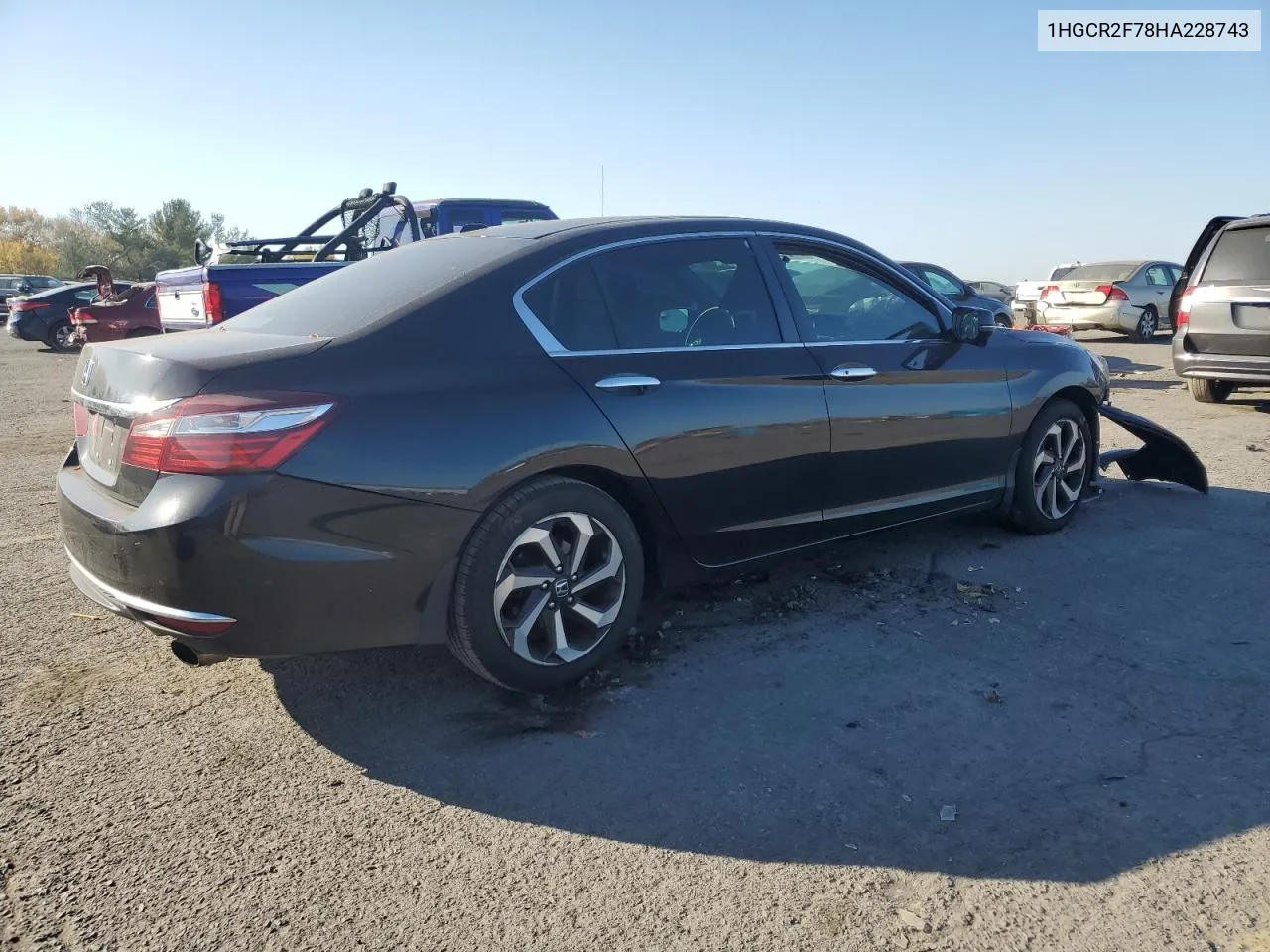 2017 Honda Accord Ex VIN: 1HGCR2F78HA228743 Lot: 76459654