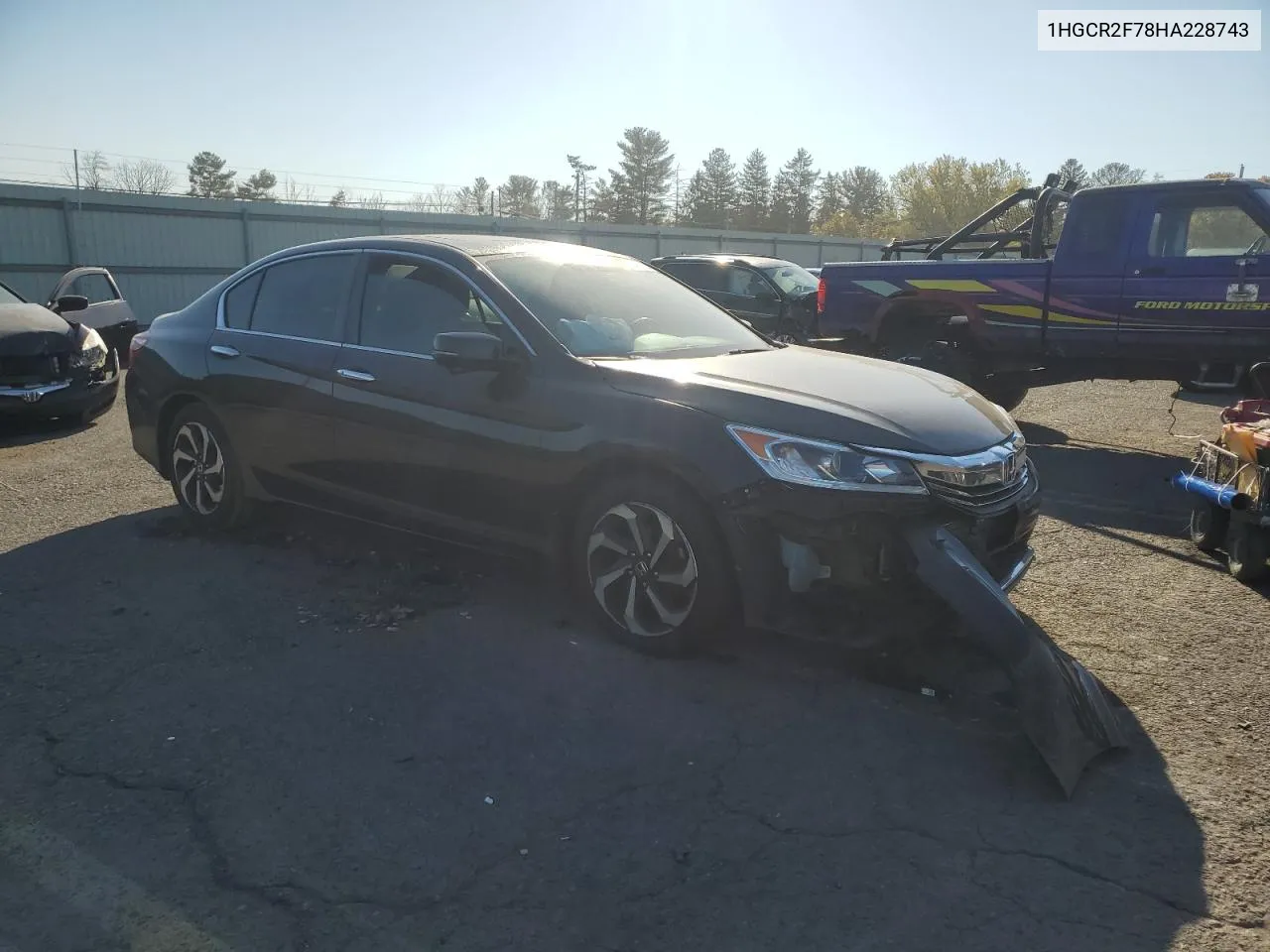 2017 Honda Accord Ex VIN: 1HGCR2F78HA228743 Lot: 76459654