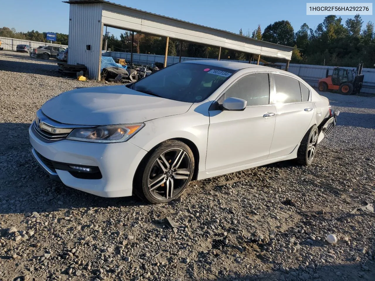 2017 Honda Accord Sport VIN: 1HGCR2F56HA292276 Lot: 76613134