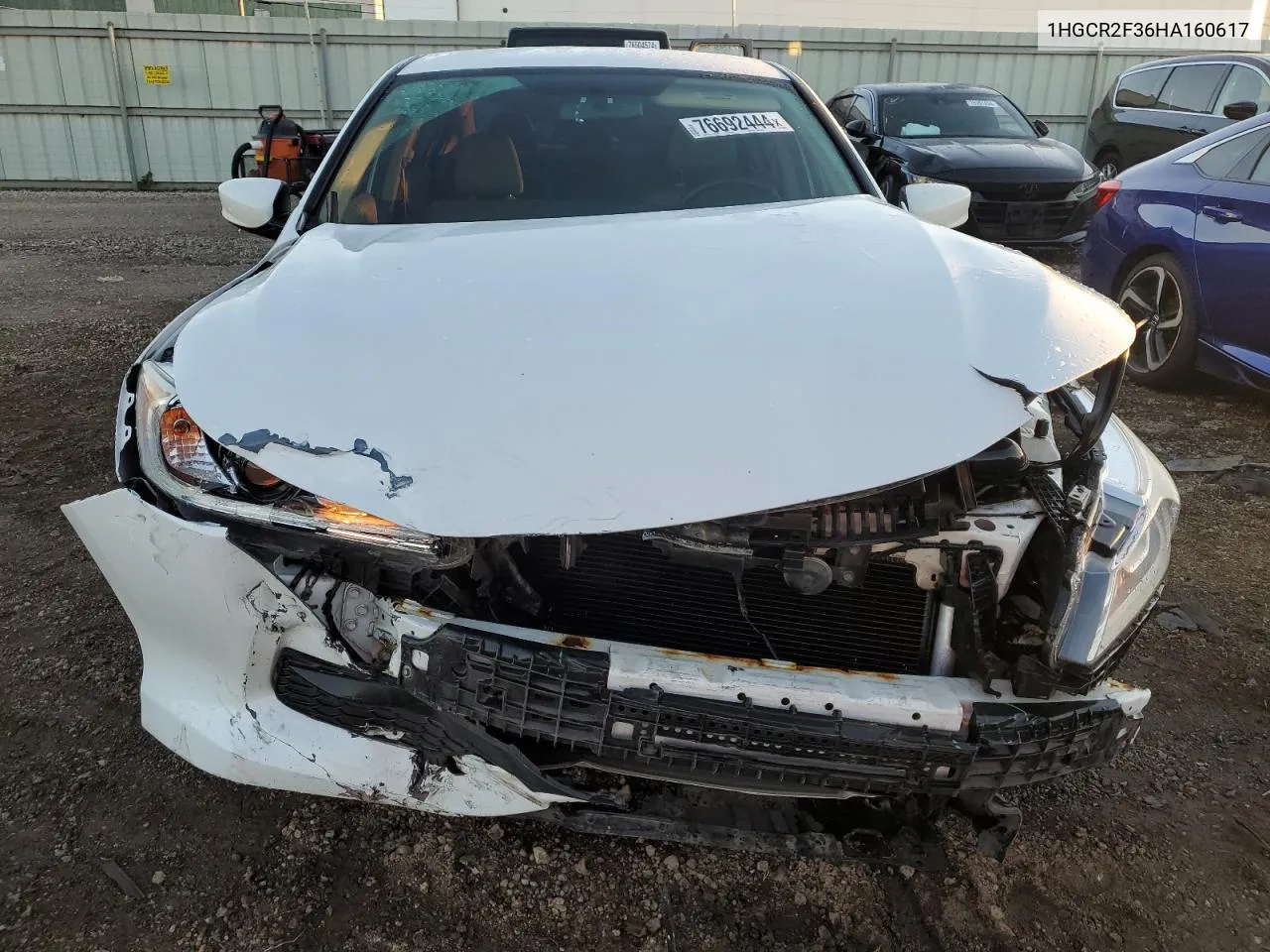 1HGCR2F36HA160617 2017 Honda Accord Lx