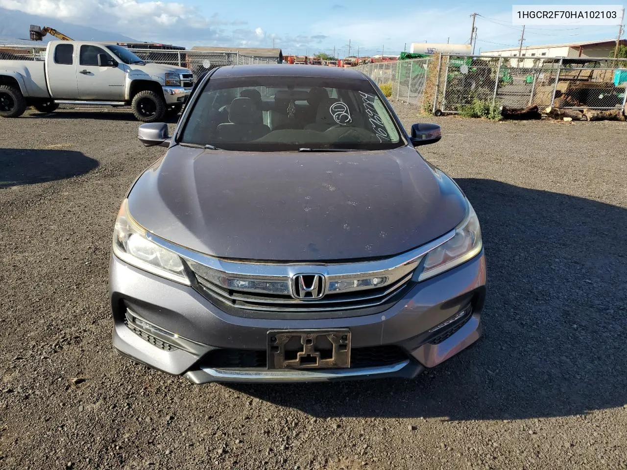 1HGCR2F70HA102103 2017 Honda Accord Ex