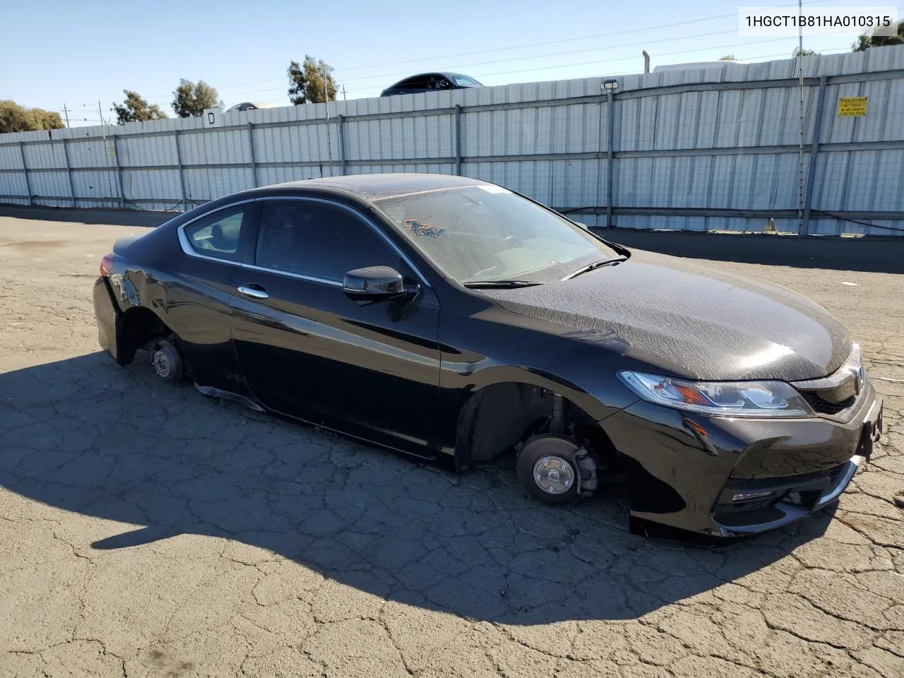 1HGCT1B81HA010315 2017 Honda Accord Exl