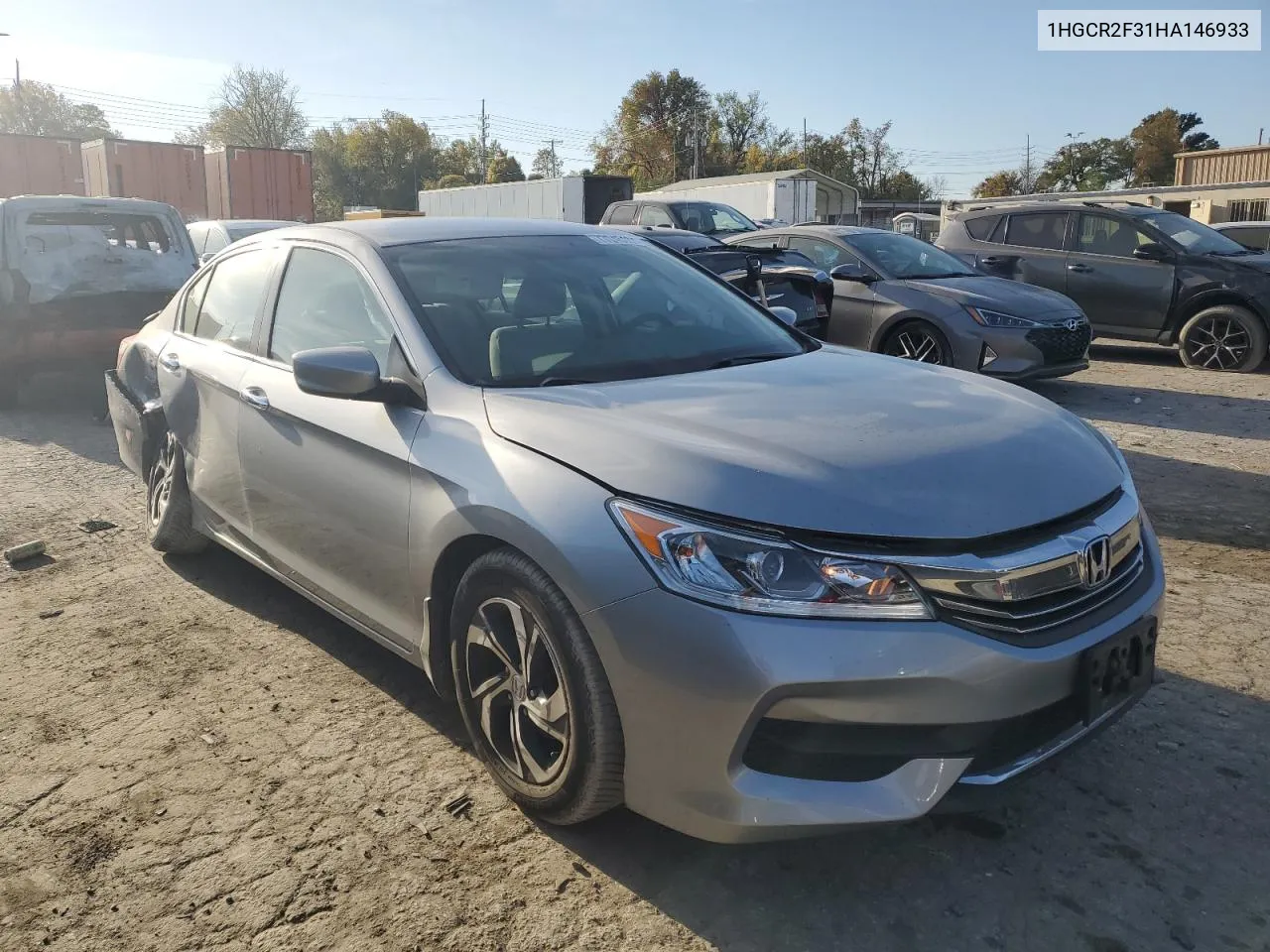 2017 Honda Accord Lx VIN: 1HGCR2F31HA146933 Lot: 77045104