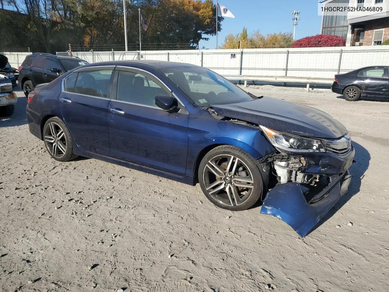 1HGCR2F52HA046809 2017 Honda Accord Sport