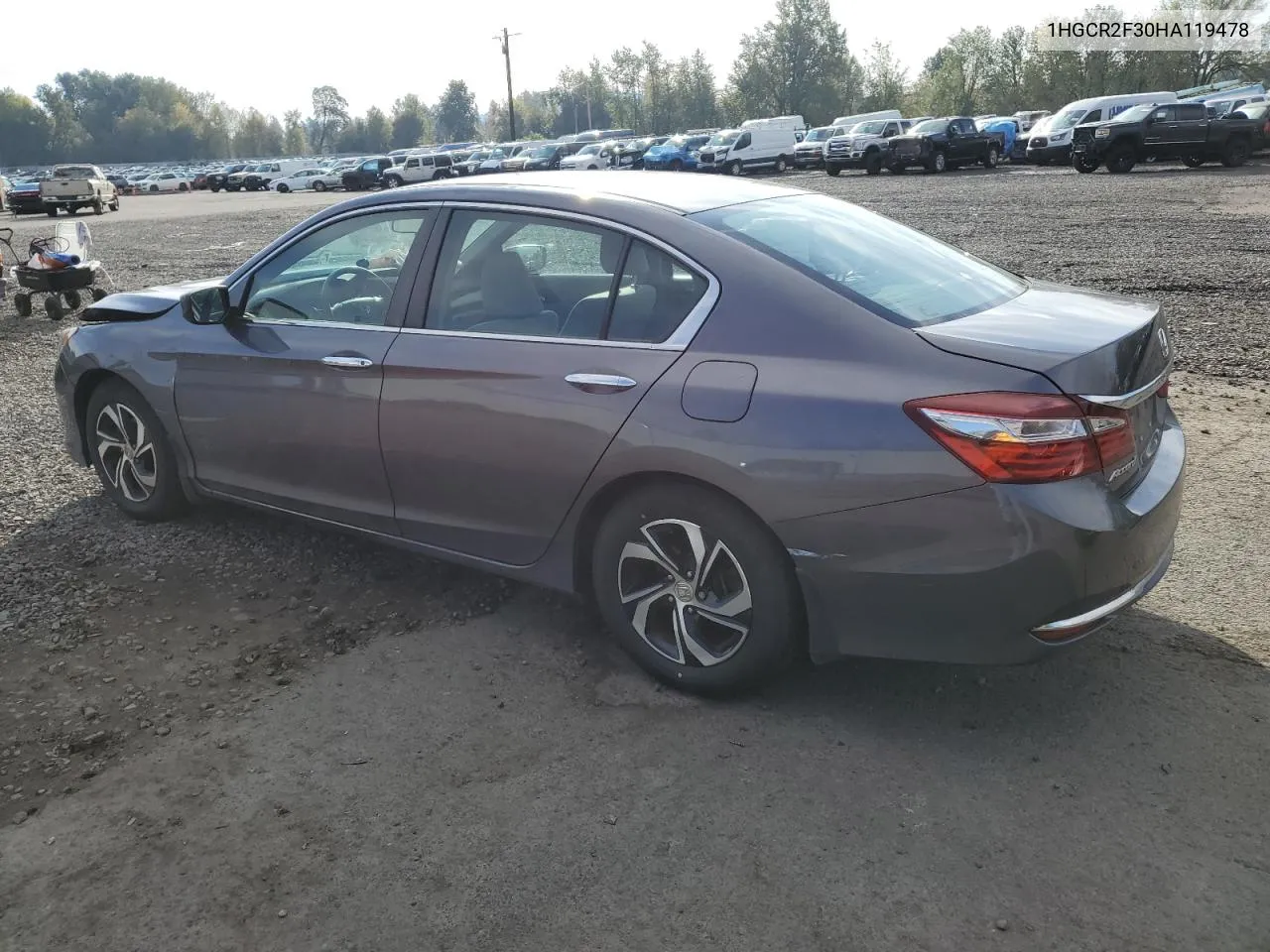 2017 Honda Accord Lx VIN: 1HGCR2F30HA119478 Lot: 77348404