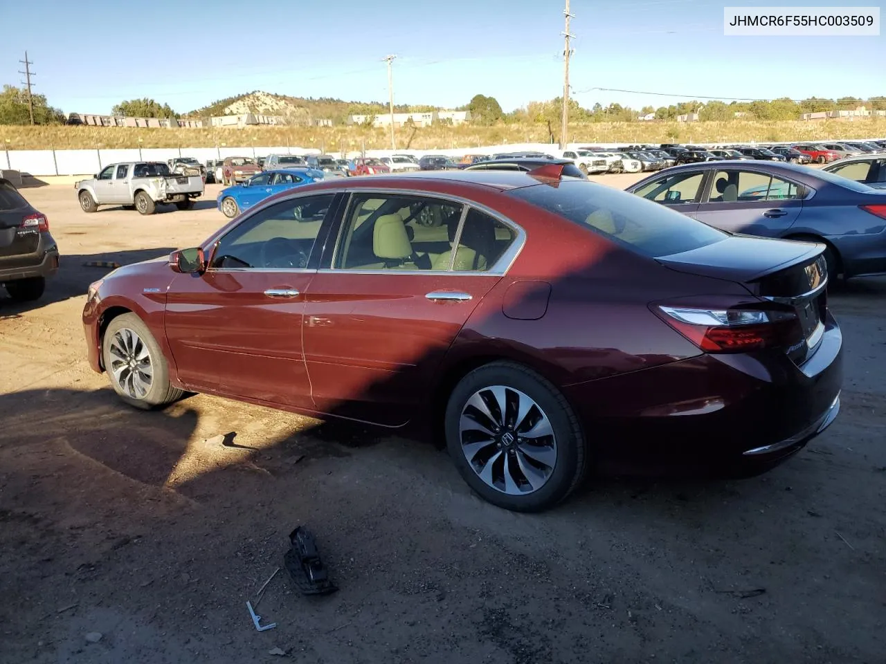 2017 Honda Accord Hybrid Exl VIN: JHMCR6F55HC003509 Lot: 77353044