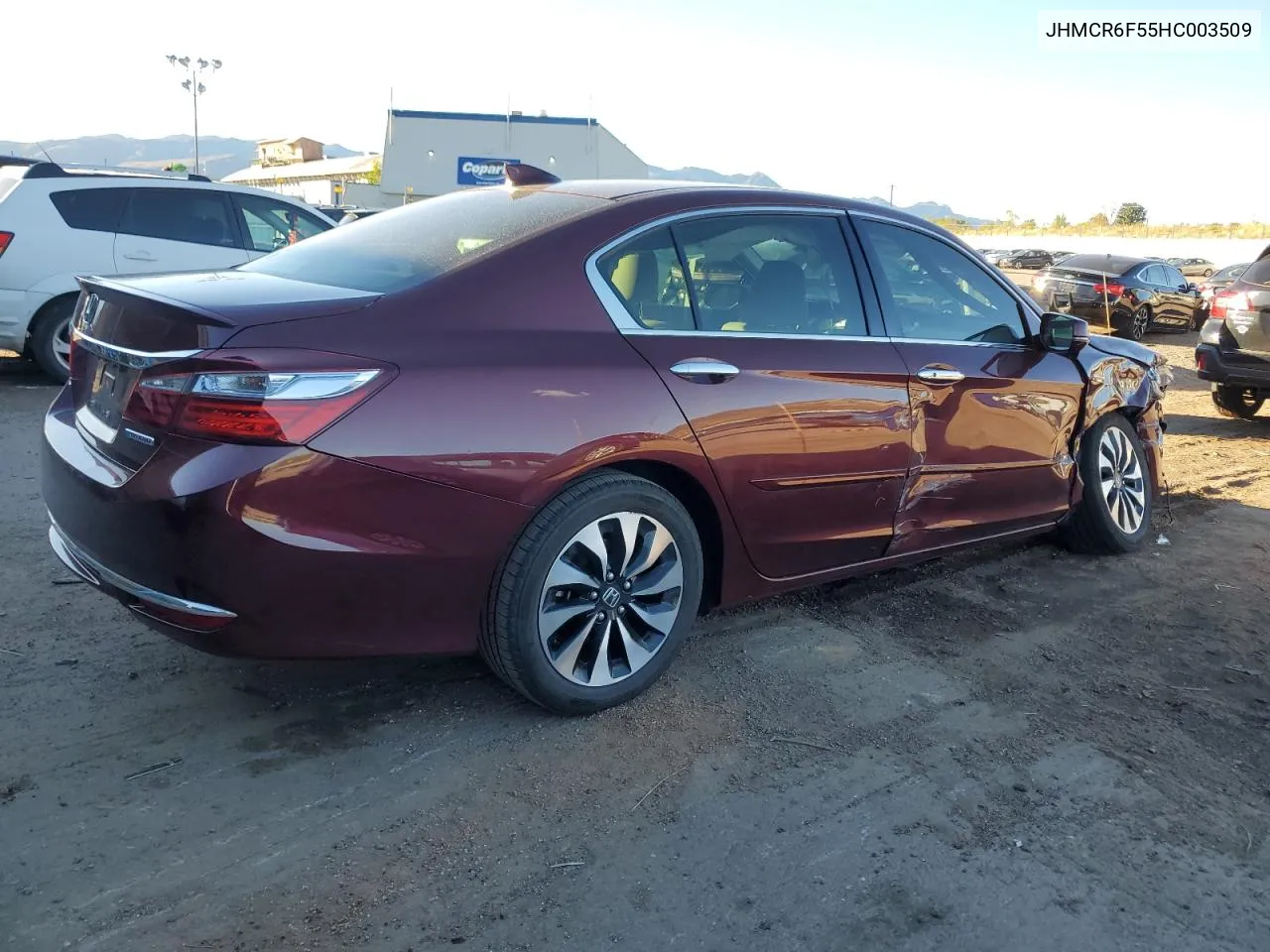 2017 Honda Accord Hybrid Exl VIN: JHMCR6F55HC003509 Lot: 77353044