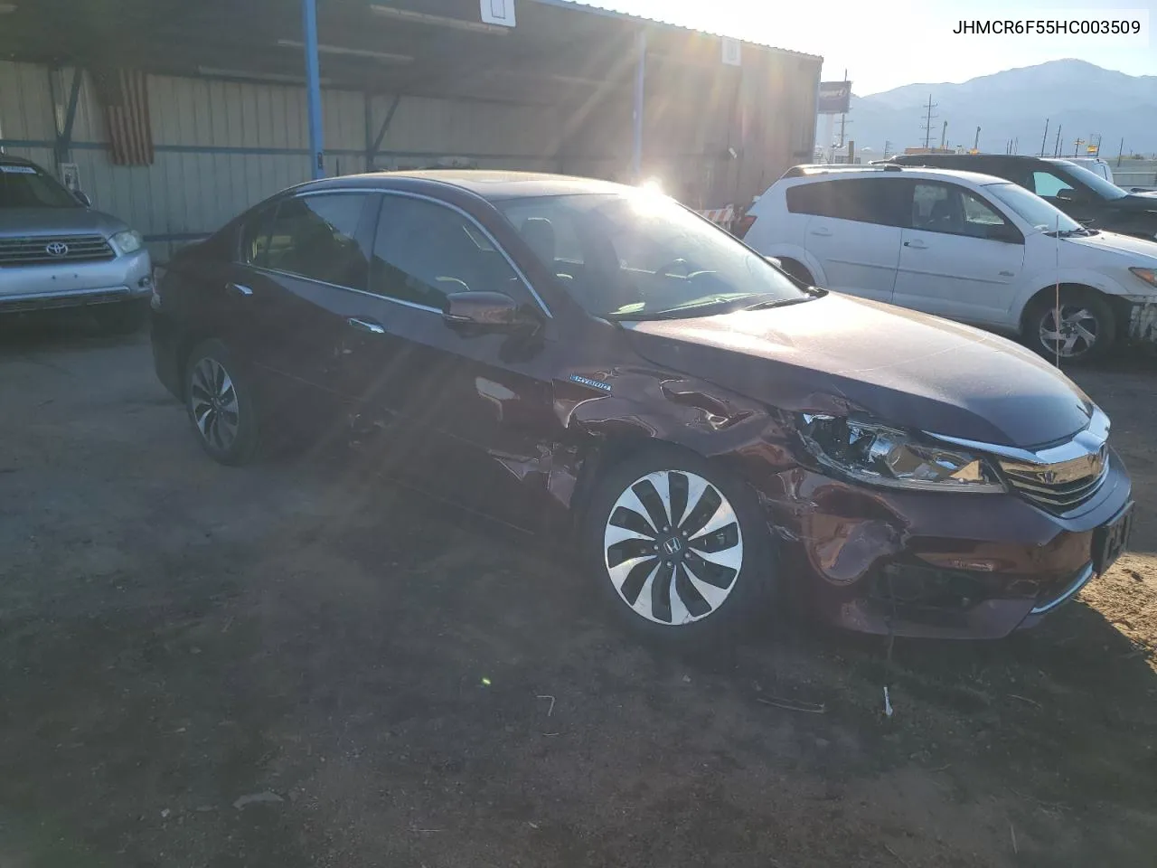 JHMCR6F55HC003509 2017 Honda Accord Hybrid Exl