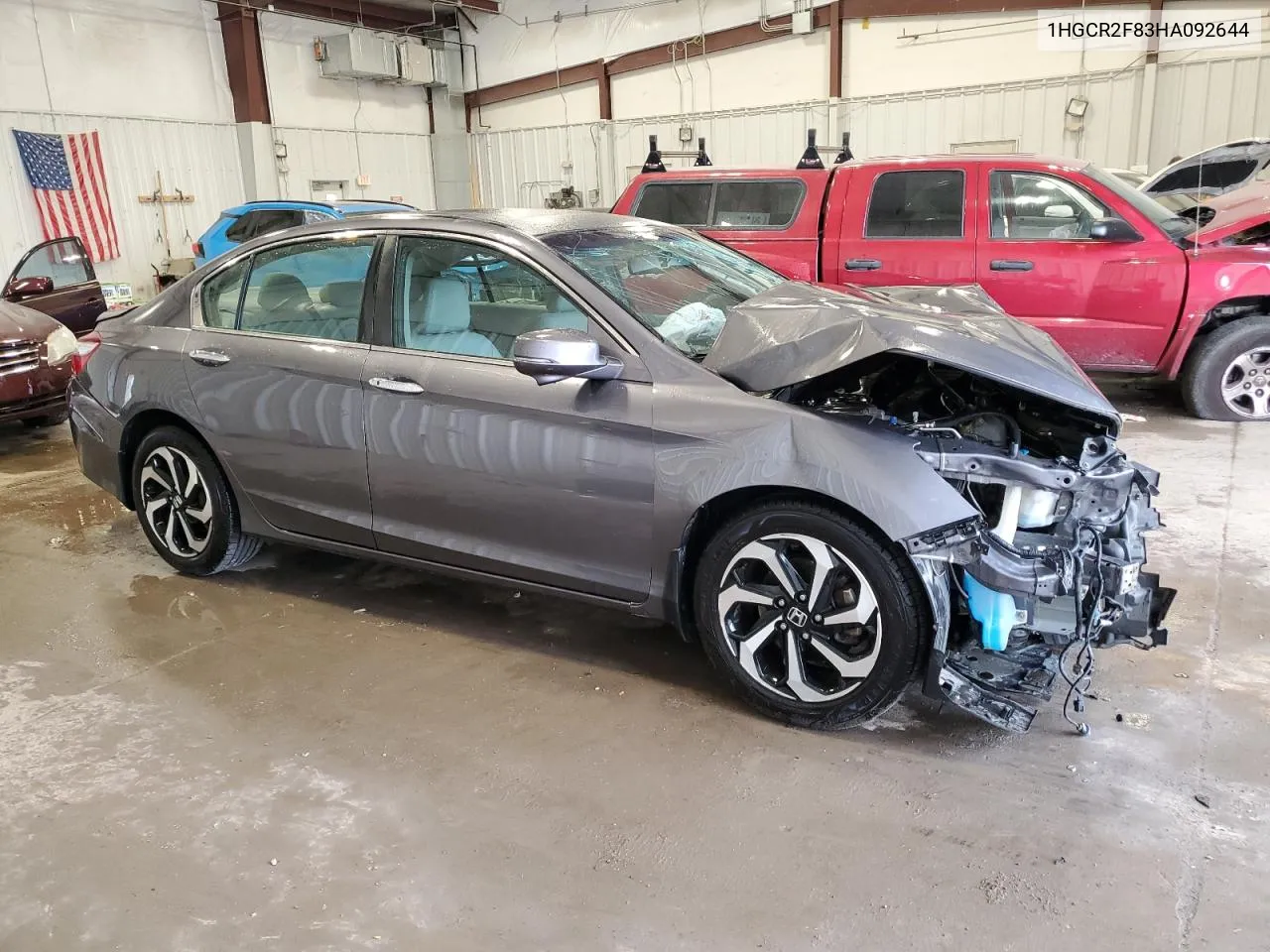 2017 Honda Accord Exl VIN: 1HGCR2F83HA092644 Lot: 77357924