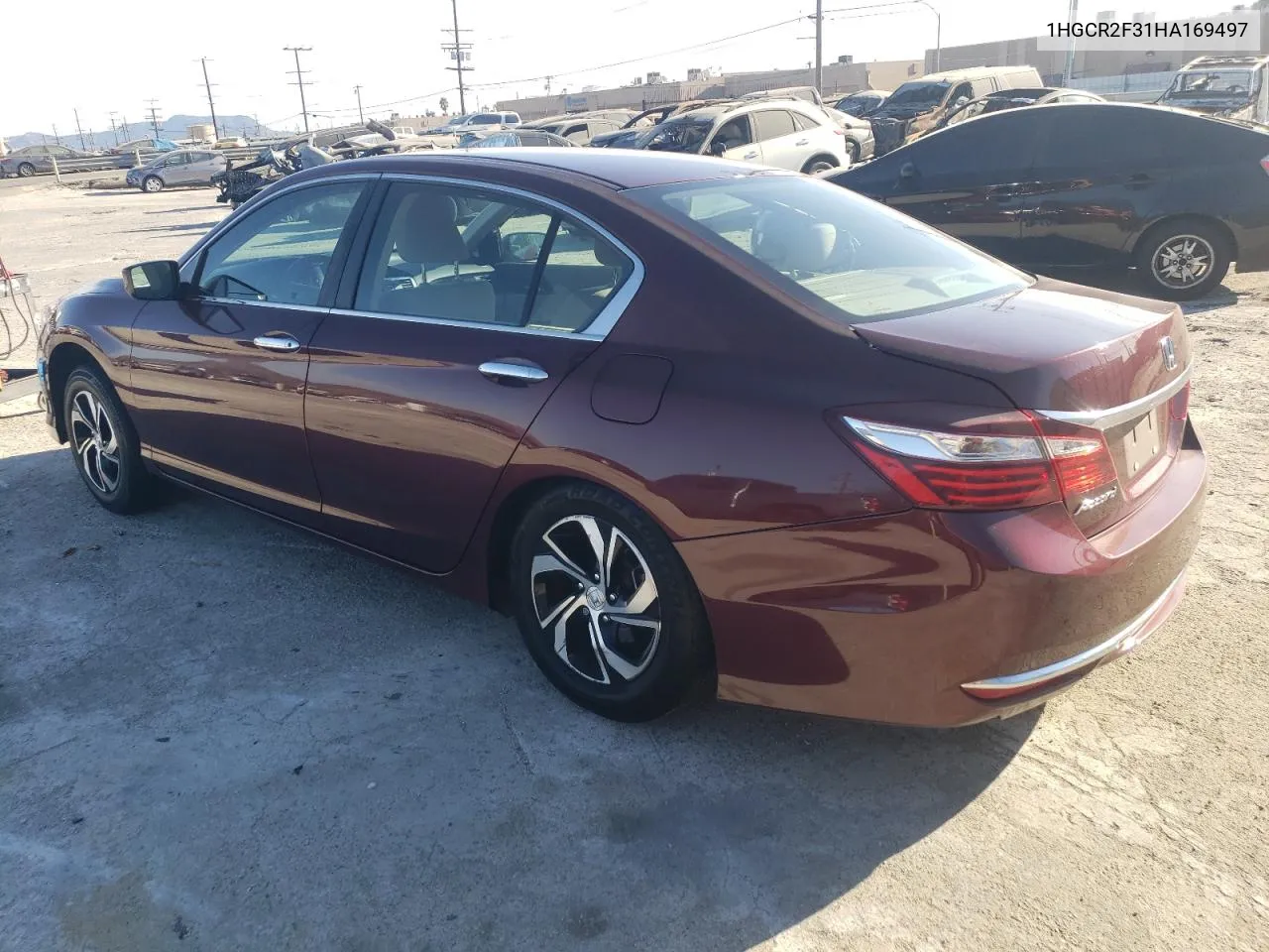 2017 Honda Accord Lx VIN: 1HGCR2F31HA169497 Lot: 77390444