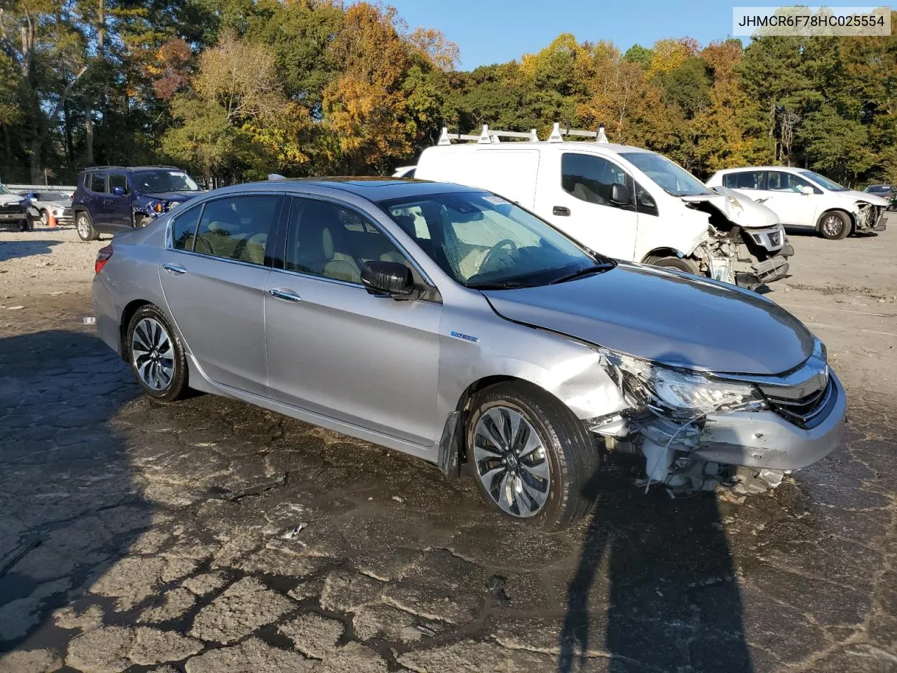 2017 Honda Accord Touring Hybrid VIN: JHMCR6F78HC025554 Lot: 77392754