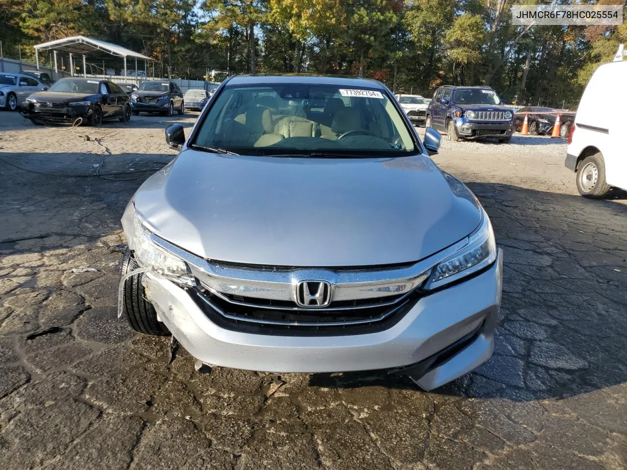 2017 Honda Accord Touring Hybrid VIN: JHMCR6F78HC025554 Lot: 77392754